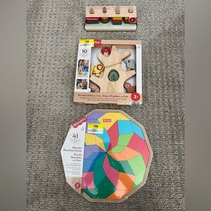 Fisher-Price Colorful Wooden toys set